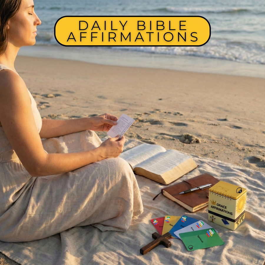 Bible Verse Cards – 150 Christian Affirmation Cards with Scripture for Prayer, Encouragement & Renewing the Mind | Biblical Affirmations for Personal Growth & Devotion | Grace Affirmations