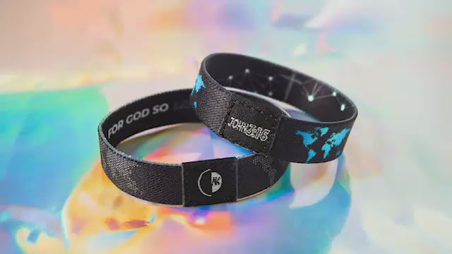 John 3:16 Reversible Elastic Wristband – Bible Verse Wristband