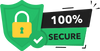 100% secure, private checkout